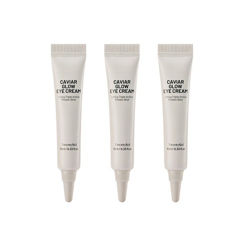 트웬티케이 캐비어 글로우 아이크림, 3개, 10ml