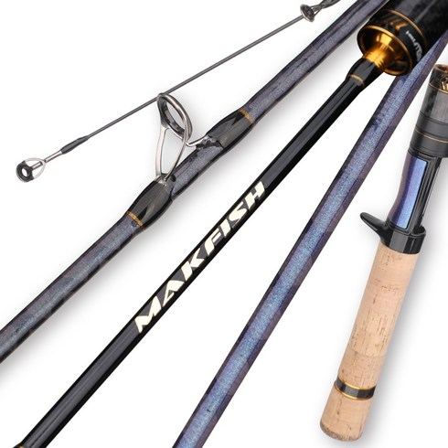 ROLL FISH 1.68/1.8/1.98m 초경량 초민감 마림바 트루퍼 UL 초소형 송어 쏘가리 배스 낚시 MAKFISH, 스피닝로드