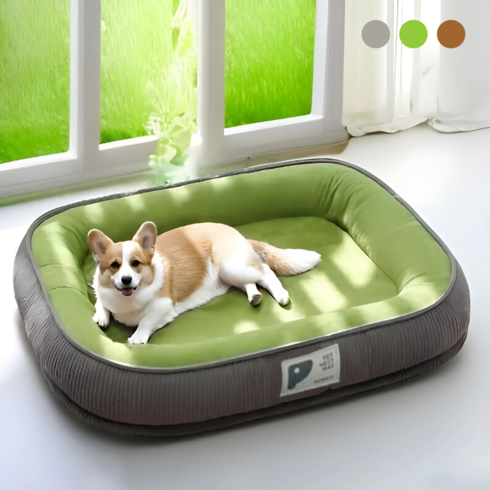 (품질UP 가격 DOWN) 런레이더 반려동물 강아지 마약 방석, 그린, 1개