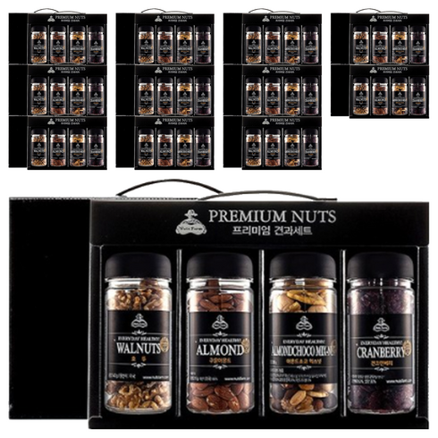 넛츠팜 프리미엄 5호 4종 견과세트 750g, 12세트