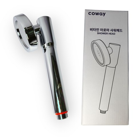 코웨이 부들부들 비타 샤워헤드, 샤워기 실버 신형, 1개