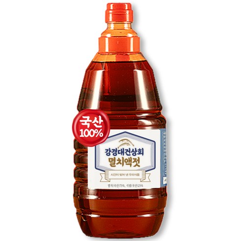 강경대건상회 토굴숙성 국산 멸치액젓 골드, 1개, 2L