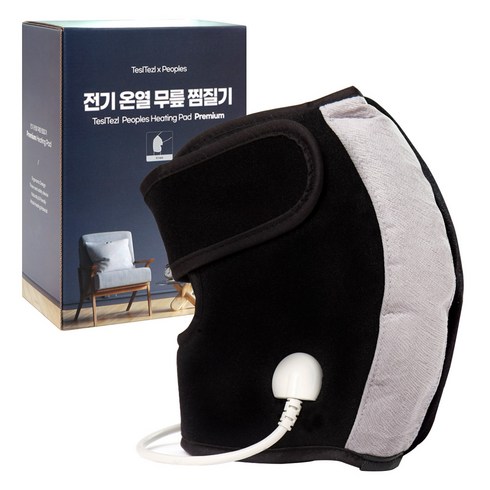 테슬테즐 전기 온열 무릎 찜질기 프리미엄형, PK-A1, 혼합색상