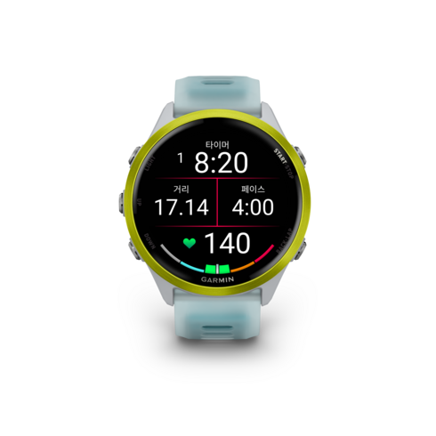 가민 러닝 GPS 스마트워치 47mm 포러너 570, 화이트스톤 + 앰프 엘로우, 3.54cm, GPS + 블루투스