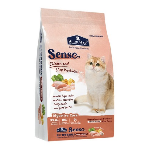 블루베이 고양이 센스 프로바이오틱스 건식사료, 6kg, 1개, 닭