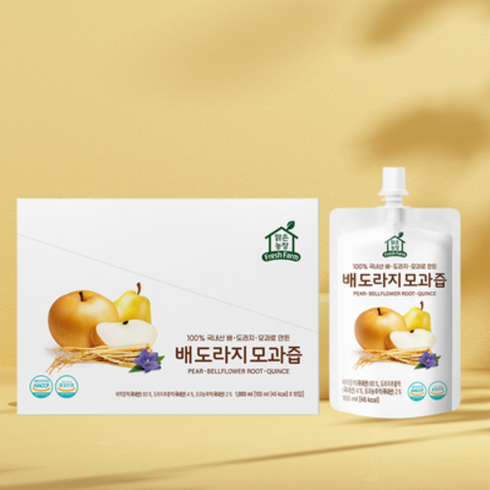 맑은농장 배도라지즙, 10개, 100ml