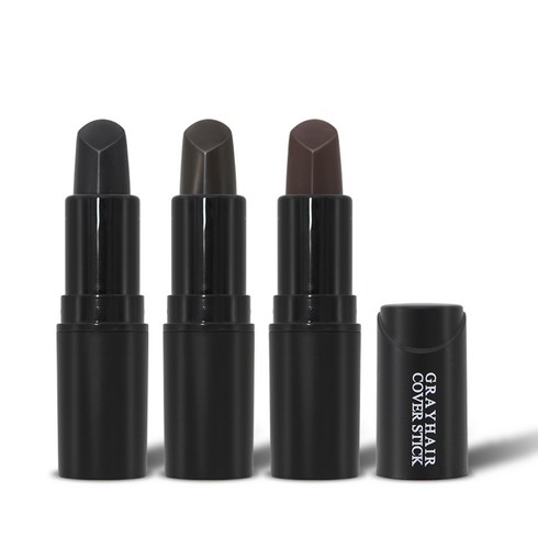 모에타 흰머리닷컴 새치커버스틱 3.5g, 흑색, 6개
