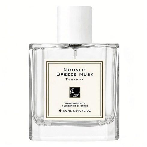 Moonlit musk 클린 화이트머스크 향수 여자 향수 1 위 우디향 머스크향 니치향수 솝향 피치 오 드 퍼퓸 무성별 향수 추천 중성적인 향수 베스트 여자들이 좋아하는 남자향수, 1개, 50ml