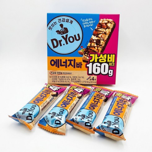 오리온 닥터유 에너지바, 160g, 1개