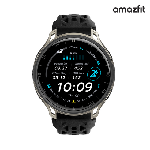 어메이즈핏 스마트워치 CHEETAH 2 PRO, GPS + 블루투스, 48mm, 블랙
