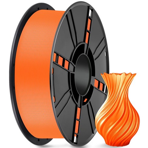 MMC LAB 고속 3D 프린터 필라멘트 1.75mm 빠른 출력 고강도 친환경 안정적 FDM 재료 3D모델링, 오렌지, LAB PLA+