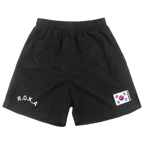 밀리터리 ROKA 태극기 반바지 - 군인 군용 잠옷 트레이닝복 활동복 등산 스포츠 헬스 밀리터리 군대