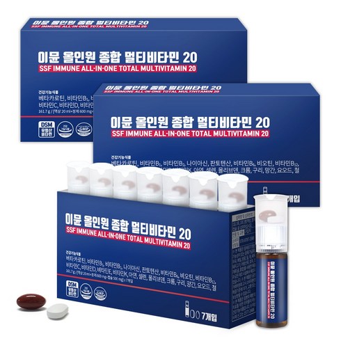 순수식품 이뮨 올인원 종합 멀티 액상비타민 20, 3개, 7회분