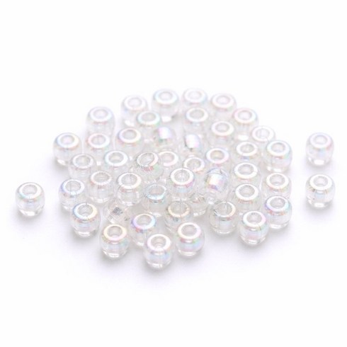 시드비즈 - 막대비즈 - 믹스비즈 (20g), 투명 2mm, 1개