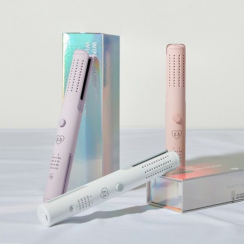 [뷰티비기닝] 바람으로 빠르게 FIX! 윈드서프 에어고데기 무선, 바이올렛, 상세설명 참조