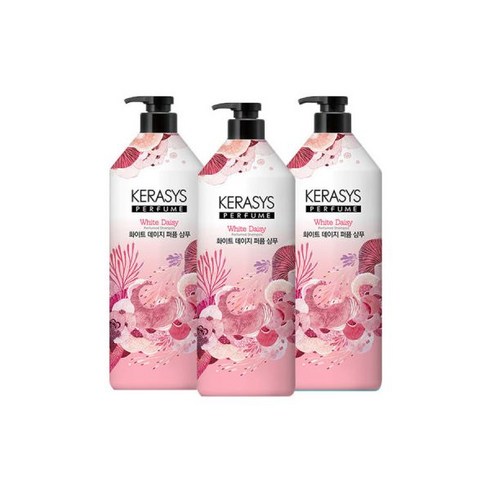 케라시스 퍼퓸 샴푸 화이트 데이지, 3개, 1L