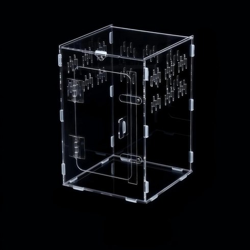 blitopia 펫앤홈 게코 도마뱀 아크릴 사육장, 20*20*30CM, 1개