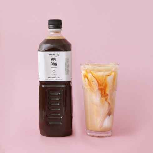 맘껏푸드랩 제로슈가 아쌈 밀크티 베이스 1.1kg, 1개