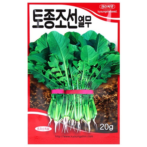 세인화분 토종 조선 열무 20g - 씨 씨앗 열무씨 열무씨앗 채소 야채, 1개