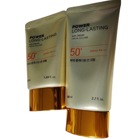 더페이스샵 내추럴 에코 파워 롱래스팅 선크림 SPF50+ PA+++, 80ml, 1개