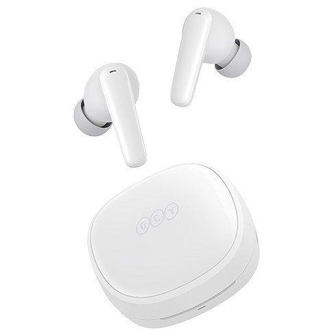 QCY 블루투스 이어폰 QCY-T13X APP 화이트 8시간