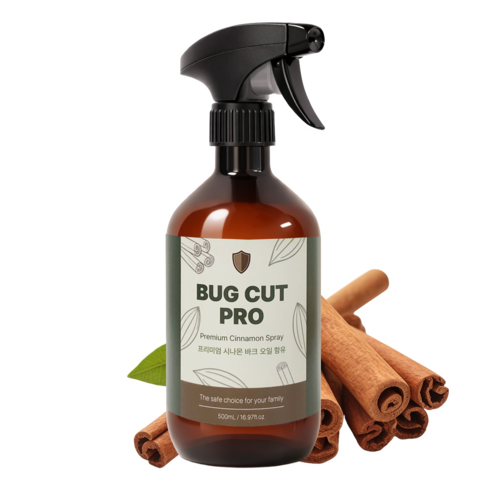 버그컷프로 천연오일 원액 계피 시나몬 스프레이 피톤치드 편백스프레이 유칼립투스, 500ml, 1개, 계피 스프레이