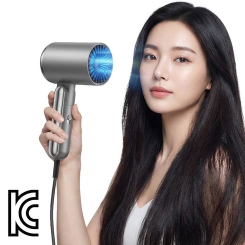 (품질인증) 음이온 접이식 헤어드라이기 T839 1600W, 흰색