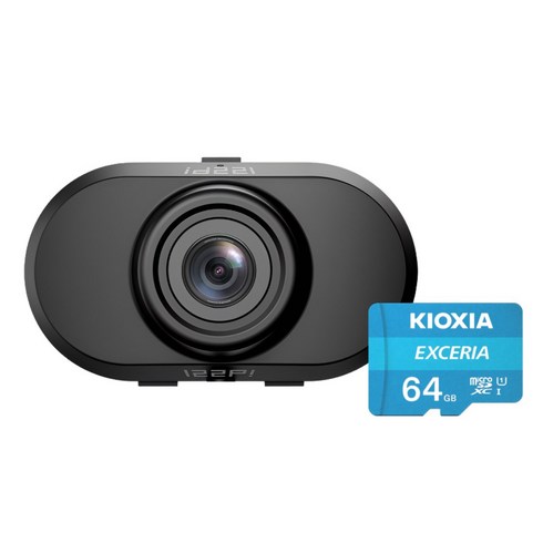 ID221 C1 PRO 오토바이 헬멧 블랙박스 자전거 액션캠 64기가 메모리 2K, C1 PRO 블랙박스(메모리포함), 64GB
