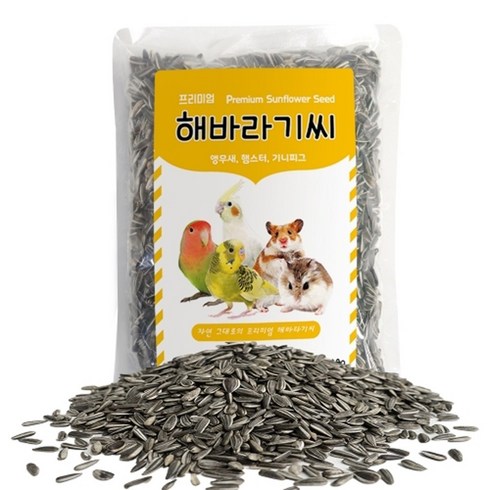리아펫 프리미엄 해바라기씨, 400g, 1개
