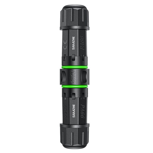 삼지 SAMZHE IP68 방수용 기가비트 랜 RJ45 커넥터 커플러 POE 연결 지원, 1개, FZT-01
