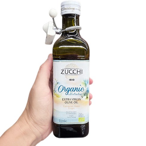 주키 유기농 엑스트라 버진 올리브 오일, 1개, 500ml