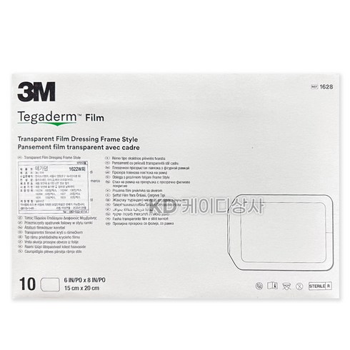 3M 테가덤 투명방수필름, 10개입, 1개