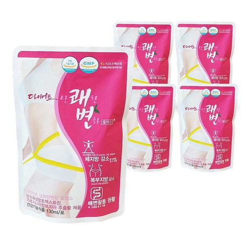 상쾌한변화 다이어트 플러스, 130ml, 5개