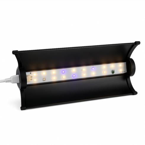 NRC 파충류UVB램프 LED바 20.0 고출력혁신, 17cm(6w), 1개, 블랙