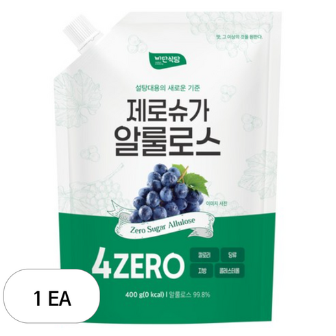 비단식당 제로슈가 알룰로스, 1개, 400g