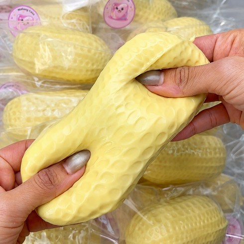 땅콩 크런치 슬랑이 말랑이 SNS 핫템 스트레스 해소, 혼합, 110g, 1개