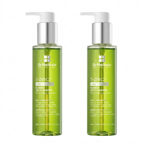 닥터멜락신 에스 징크 블레미쉬 젤 클렌저 150ml, 2개