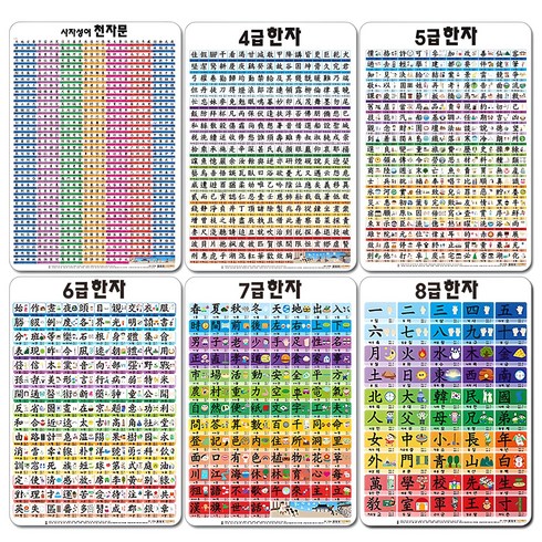 유아학습 벽그림 6종 세트, 4-8급, 나우에듀