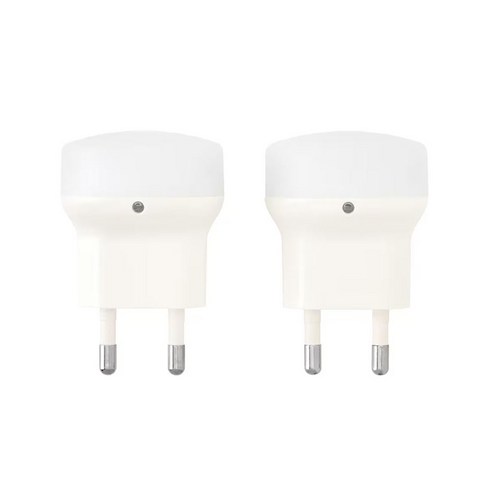이케아 ikea 콘센트형 센서등 뫼르크레드 LED 무드등 수면등, 2개