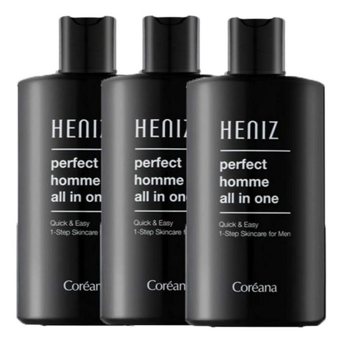 코리아나 퍼펙트 옴므 올인원 로션, 200ml, 3개