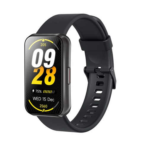 DAICOO 블루투스 스마트워치 1.47인치 GPS 운동 워치 한글판, GPS + 블루투스, 3.75cm, 블랙
