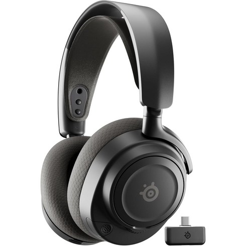 스틸시리즈 듀얼 무선 게이밍 헤드셋, Arctis Nova 7 Gen 2, BLACK