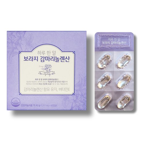 하루 한 알 보라지감마리놀렌산, 60정, 1개