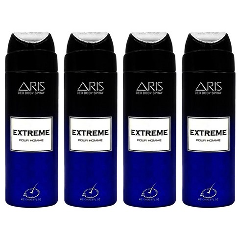 아리스 데오 바디 스프레이 익스트림, 4개, 200ml
