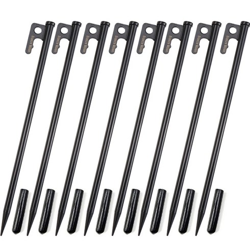 브리즈문 S45C 스프링강 고강도 단조팩 블랙 30cm 8p + 보관용 캡, 1세트
