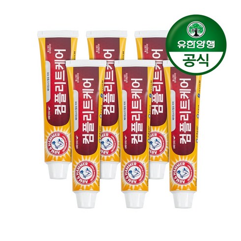 암앤해머 컴플리트케어 치약, 178g, 6개