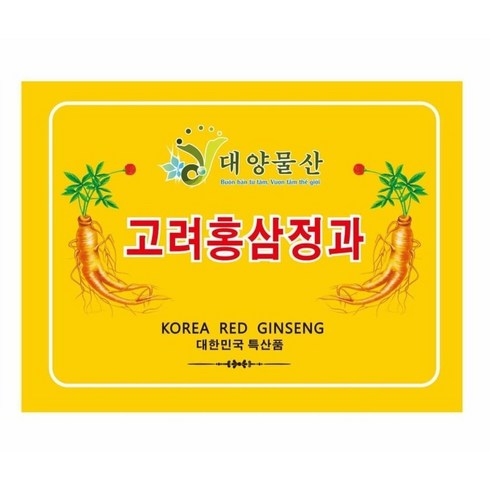 고려홍삼정과 실속 개별포장, 1개, 500g