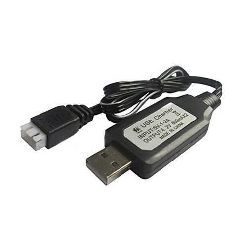 올칩 7.4v XH3P USB충전기 드론 리튬 배터리 RC 장난감 보트 물총 X8C, (XH3P) 7.4v USB충전기, 1개
