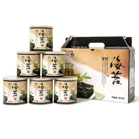 광천맛김 광천재래김 선물세트 210g, 1세트