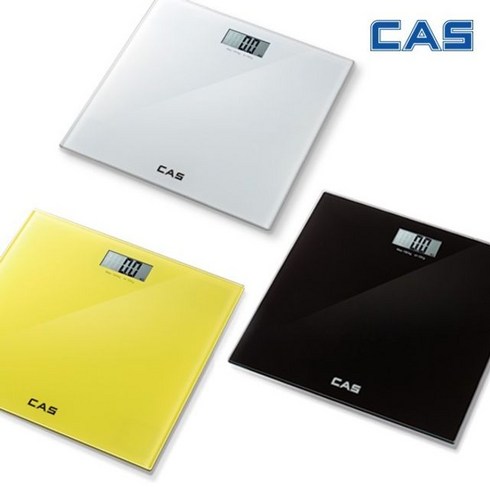카스 디지털 체중계, HE-70, YELLOW, 1개